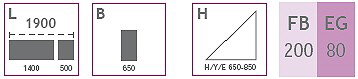 H-EKA-1065Y Kardiographieliege Zeichnung