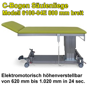 C-Bogen geeignete Saeulenliege Behandlungsliege Untersuchungsliege 