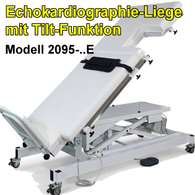 Echokardiographie-Liege Therapieliege elektrisch, Therapie Liege