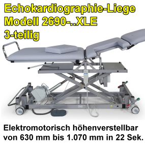 Untersuchungsliegen Echokardiographie-Liege 2690 Untersuchungsliegen