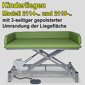 Kinderliegen Untersuchungsliegen Therapieliege elektrisch, Therapie Liege