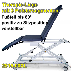 Untersuchungsliege 2815-00XL Therapieliege elektrisch, Therapie Liege