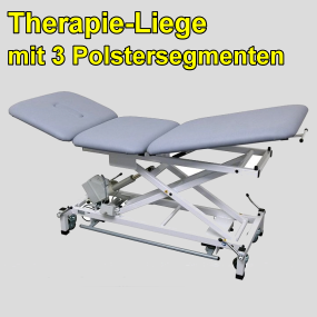 Untersuchungsliege mit 3 Postersegmente Therapieliege elektrisch, Therapie Liege