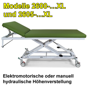 Behandlungsliege 2600-E+H.jpg  Untersuchungsliegen